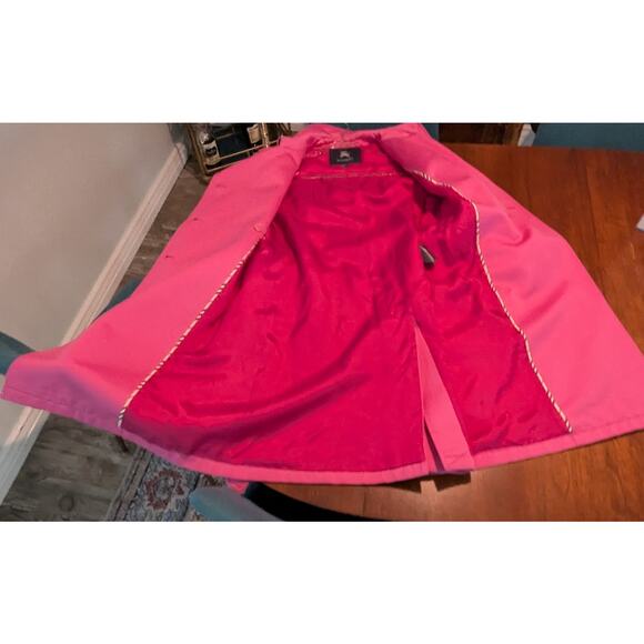 Burberry Womans Trench Coat Pink Size 10 Excellent Condition - Picture 10 of 10